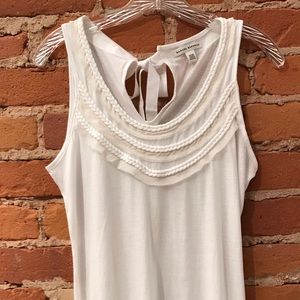 Banana Republic Embellished Boho Camisole White